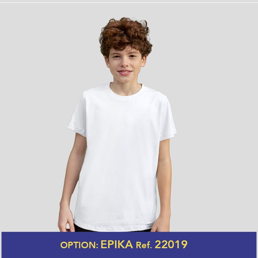 Kinder Weiß T-Shirt YC150