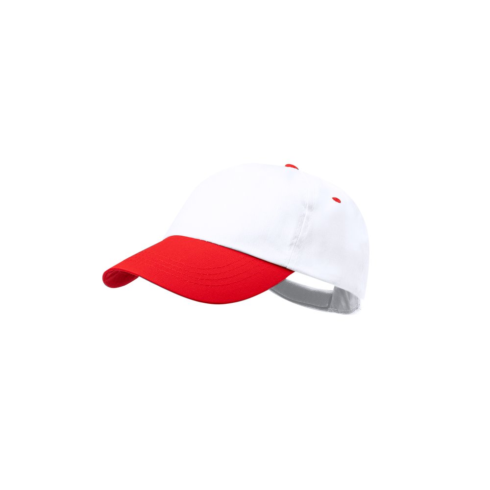 Gorra Sport Blanco/Rojo