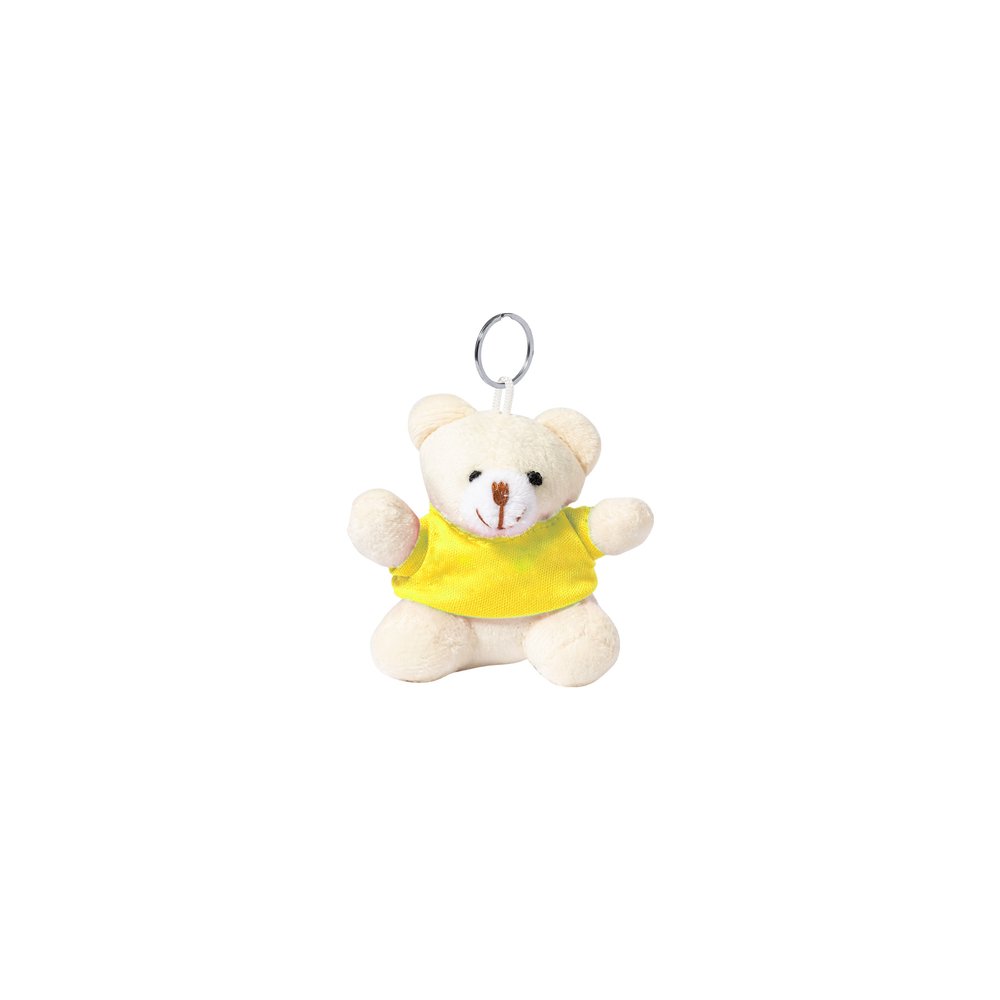 Llavero Peluche Tedchain Amarillo