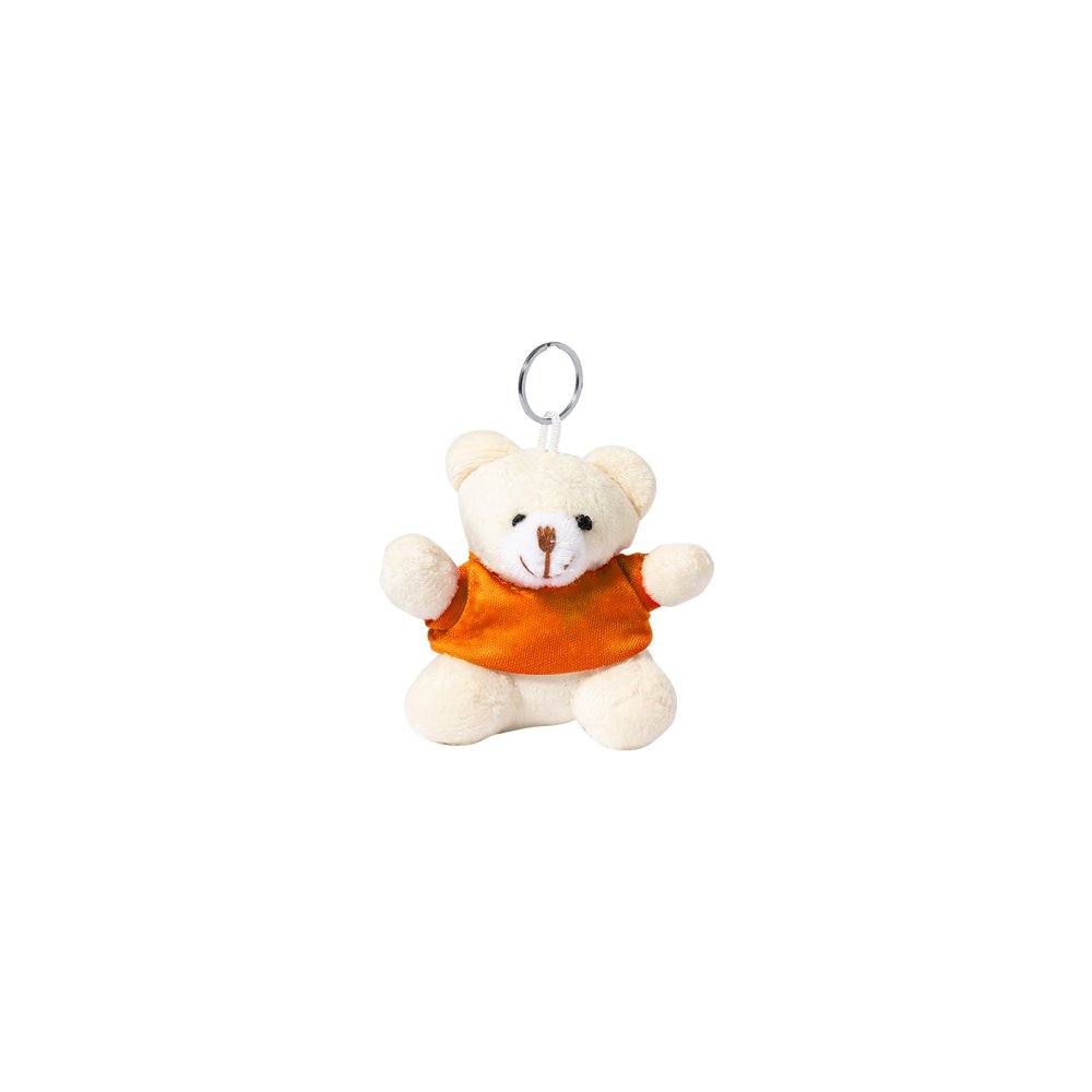 Llavero Peluche Tedchain Naranja