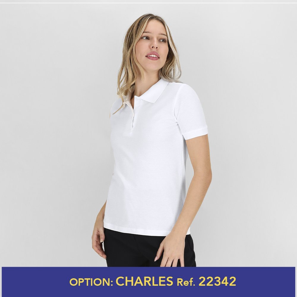 Polo de Senhora Branco WPS180